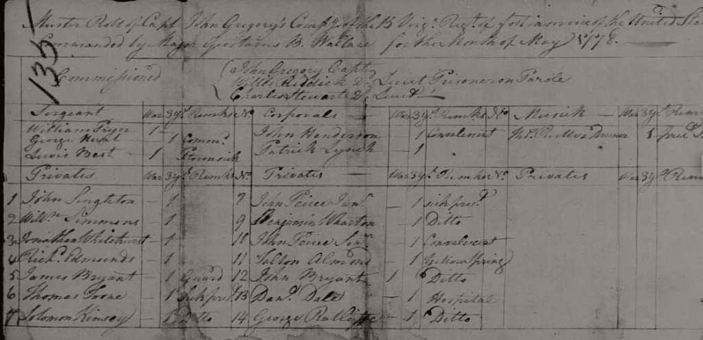 Sgt William Pryor in John Gregory's 15th VA