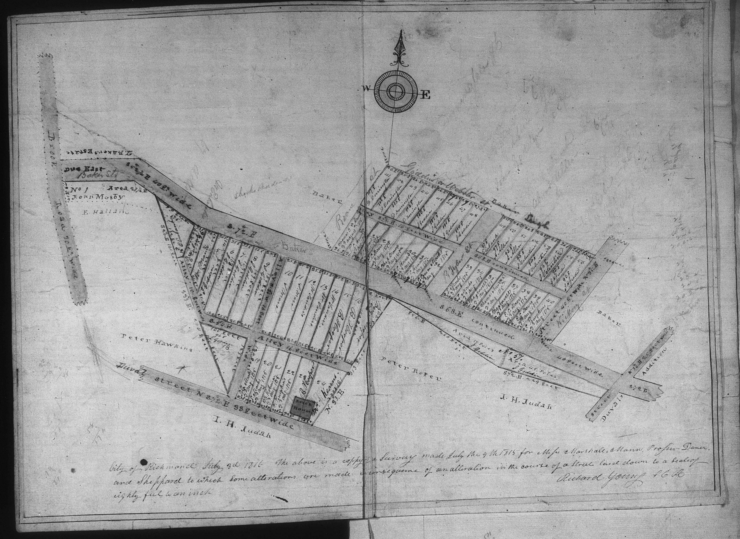 Map Richmond VA Town Lots